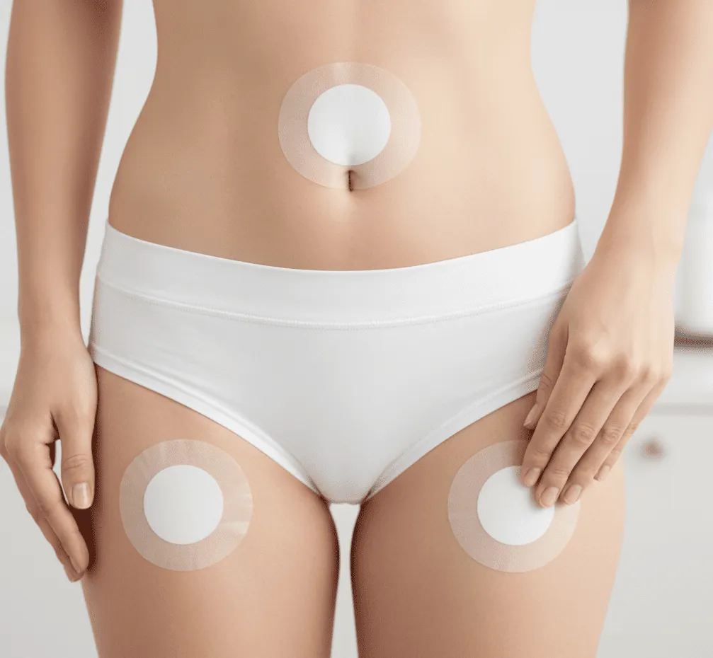 Come applicare il cerotto Slimique sulla zona addominale